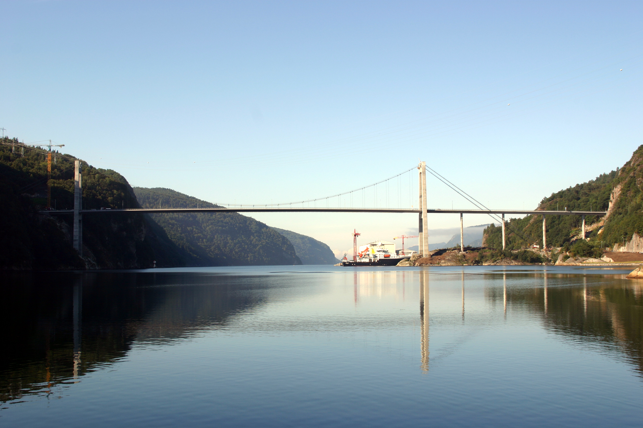 Fedafjorden bru fra nord
